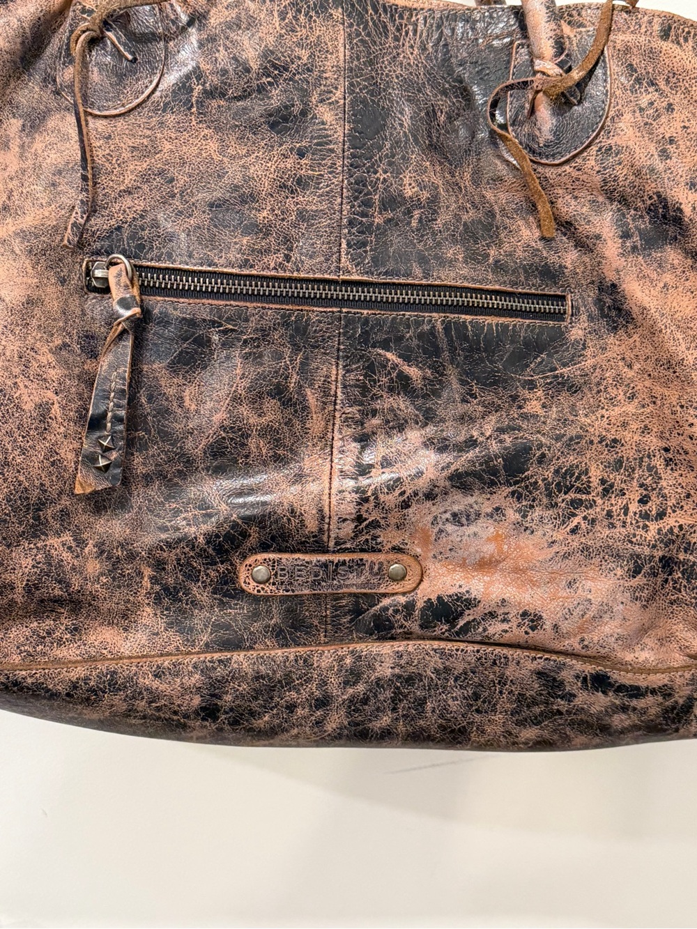Bed Stu Rockababy Purse Brown
Distressed Leather oversized large bag purse BOHO - Picture 2 of 16